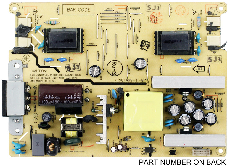 Sony Power Supply ADTV1742CMS1P / Backlight Inverter